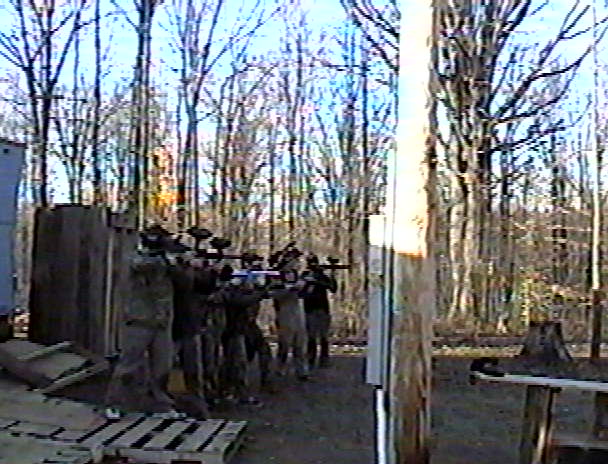 Paintball of Tomorrow group pic from Spring 2001